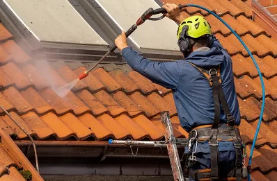 Démoussage et hydrofuge de toiture à Laversine